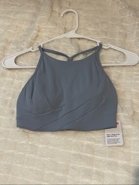 Lululemon Flow Y Wrap-Front High-Neck Bra *Light Support, B/C Cup